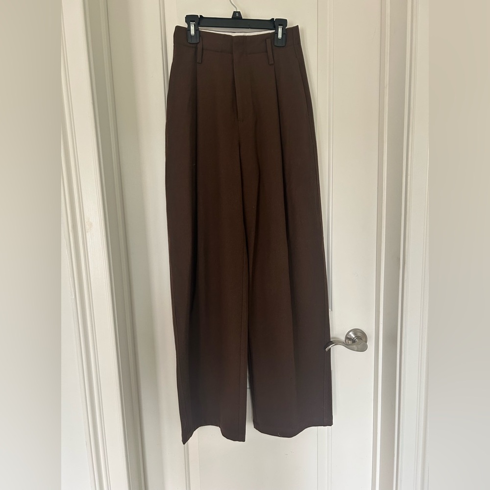 Women’s Wide Leg Brown Pants